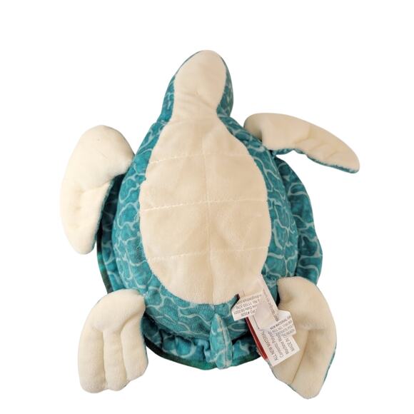 Sea Turtle Stuffed Animal Plush Toy Blue Green Tie Dye Douglas Plushy Stuffy - Picture 9 of 9